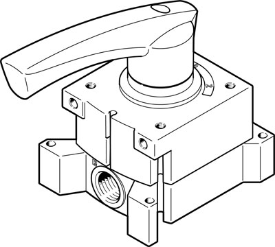 FESTO handventiel VHER