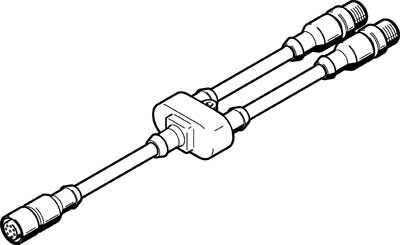 10634413 FESTO AANSLUITKABEL NEBV-M12G8-KD-3-M12G4 547888