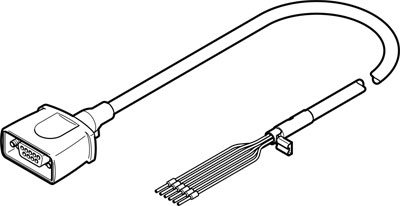 11081369 FESTO MOTORKABEL NEBM-S1G9-E-1.5-Q5-LE6 1450368