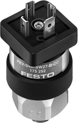 10255806 FESTO DRUKSCHAKELAAR PEV-1/4-A-SW27-B-OD 175252