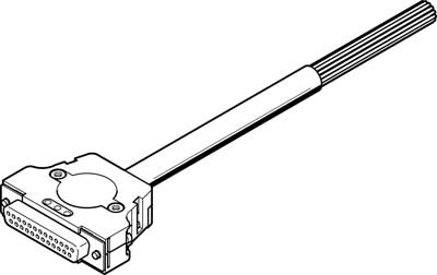 10814167 FESTO VERBINDINGSKABEL NEBV-S1G25-K-2.5-N-LE25-S6 575417