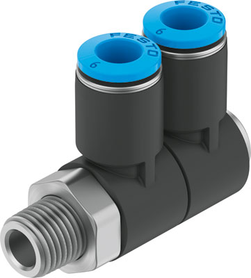 10187885 FESTO MEERVOUDIGE VERDELER QSLV2-1/8-8 153214