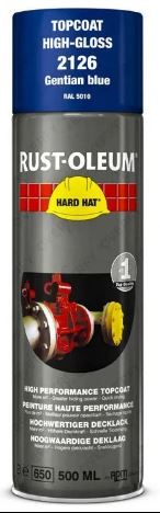 10027347 RUST-OLEUM SPUITBUS GENTIAANBLAUW RAL 5010 2126