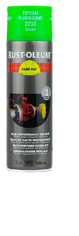 10027922 RUST-OLEUM SPUITBUS FLUORESC. GROEN 2233