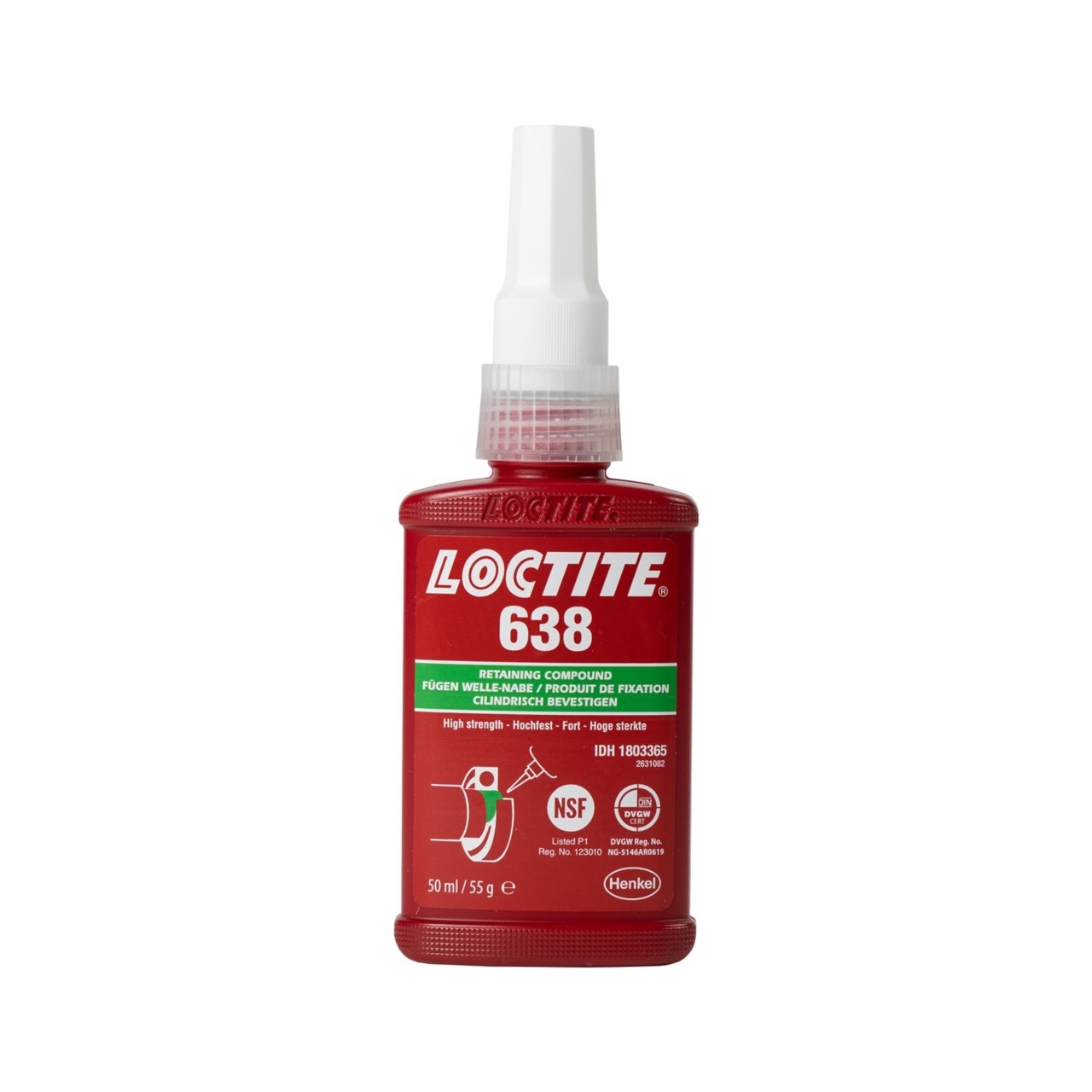 10040015 LOCTITE CILINDRISCHE BORGING 638-50