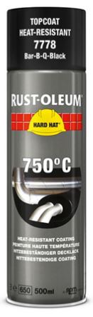 10041442 RUST-OLEUM SPUITBUS BAR-B-Q ZWART Hittebestendig (750 gr.C) 7778