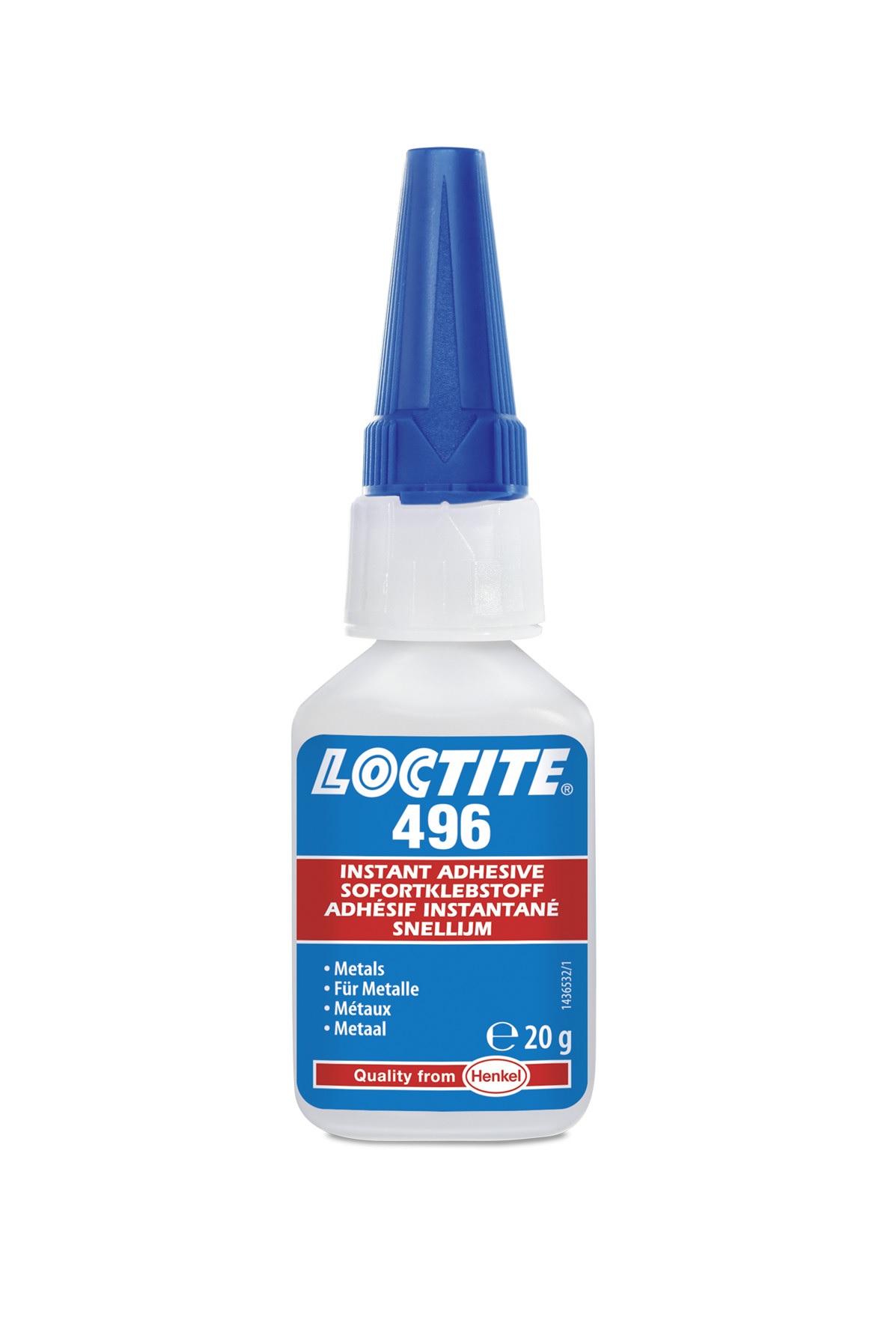 10051200 LOCTITE LIJM CA ADHESIVE METALEN 496-20