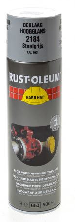 10221661 RUST-OLEUM SPUITBUS STAALGRIJS RAL 7001 2184