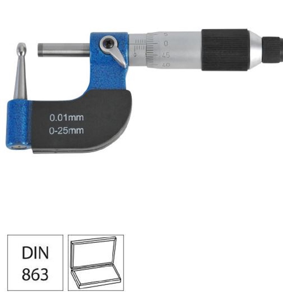 10386545 FORMAT BUITENMICROMETER 0-25 0,01 41210025