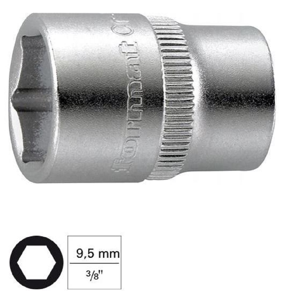 10400766 FORMAT DOPSLEUTEL 3/8- 9 60700009