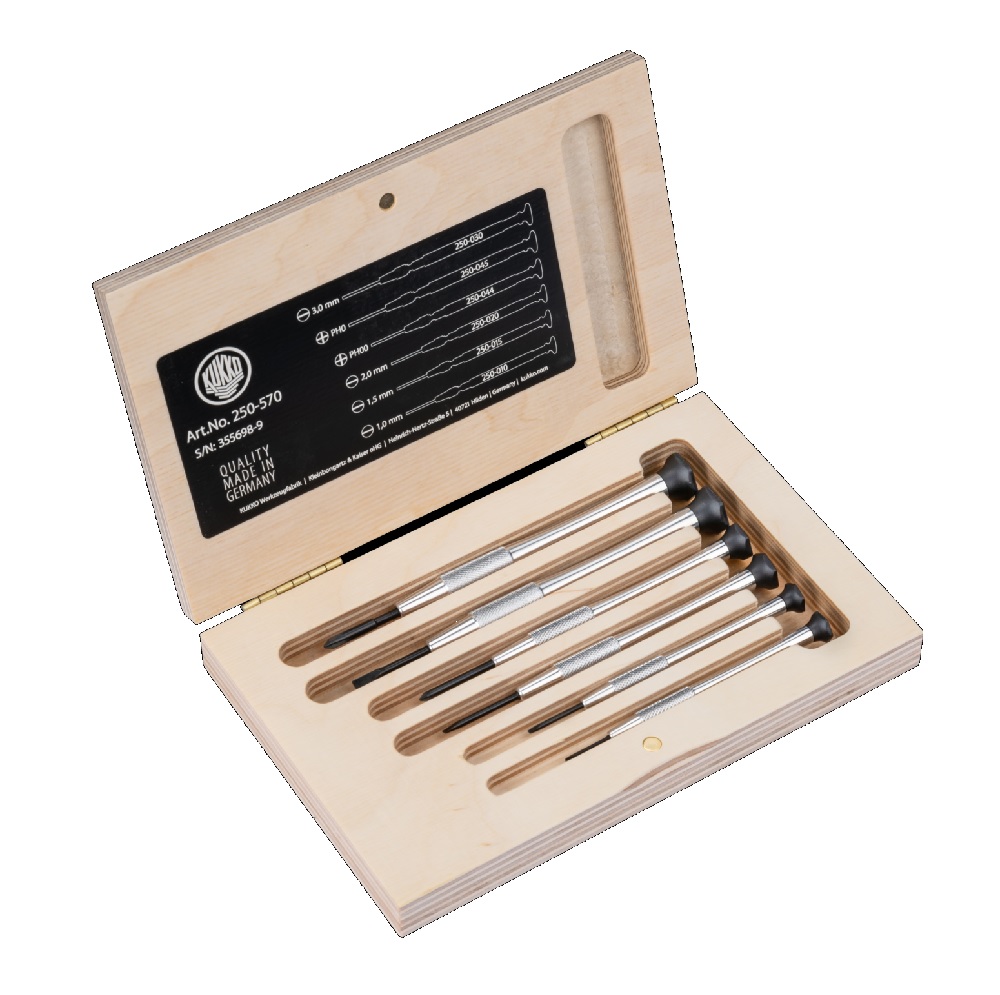 10401139 TURNUS HORLOGEMAKER SCHROEVENDRAAIERSET GLEUF/KRUIS