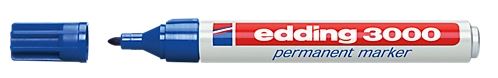 10697884 EDDING PERMANENT MARKER NR3000 BLAUW RONDE PUNT