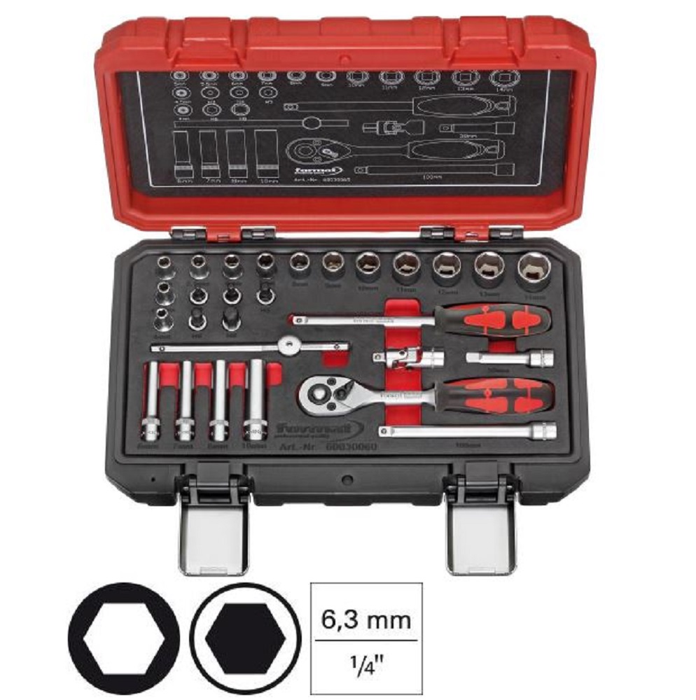 10701746 FORMAT DOPSLEUTELSET 1/4 28-DLG. 60030060