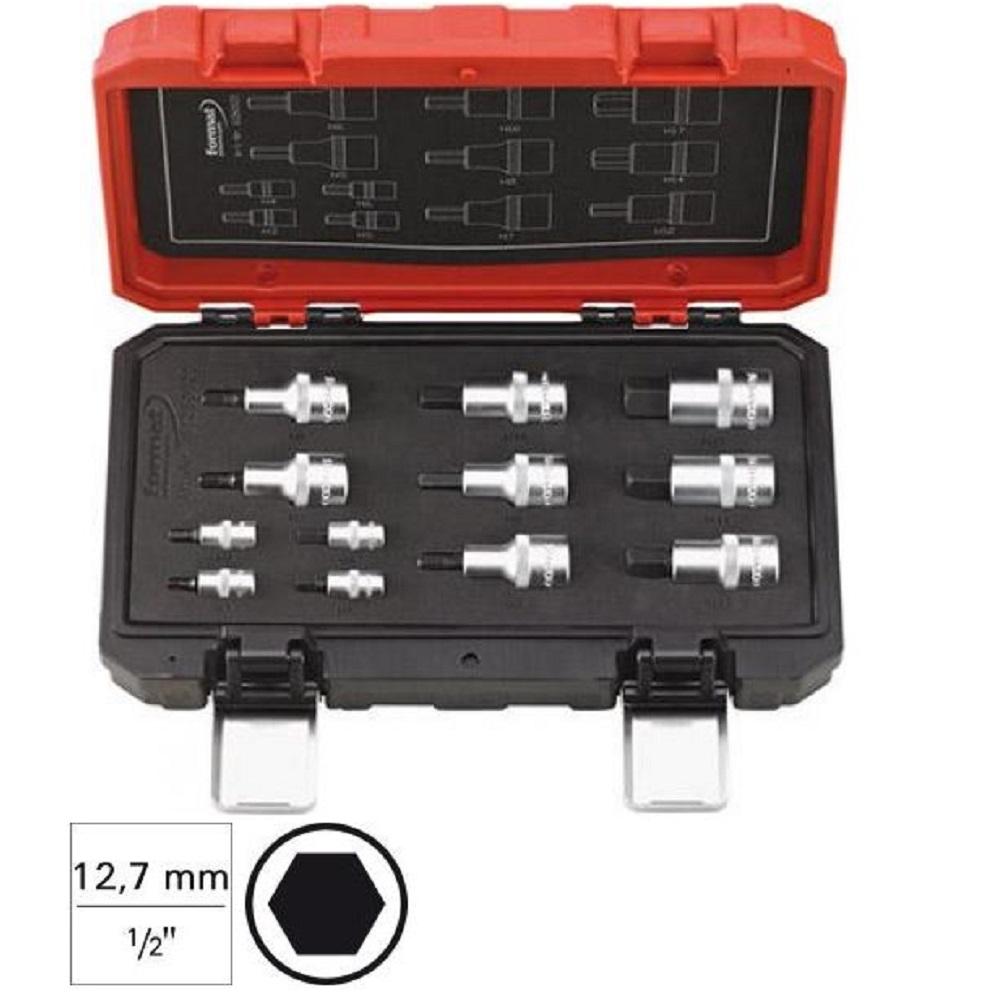 10701948 FORMAT INBUSDOPSLEUTELSET 1/4 + 1/2 61260020