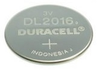 10720072 DURACELL KNOOPCEL BATTERIJ CR2016 3V DL2016 160MAH BLISTER A 2 STUKS