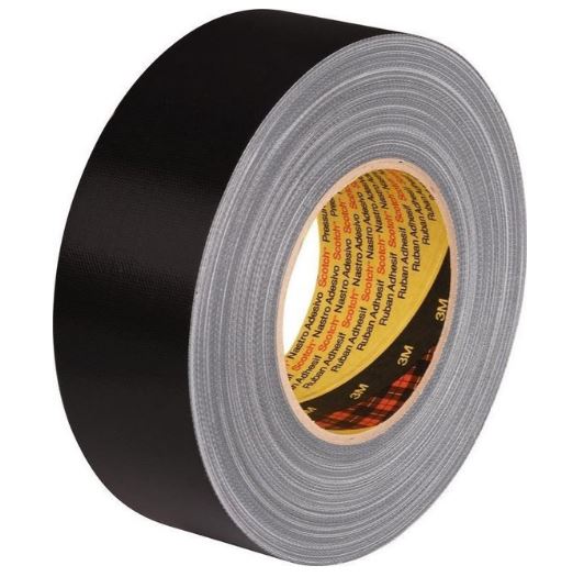 10907804 3M 2903 DUCT TAPE ZWART 48MMX50MTR
