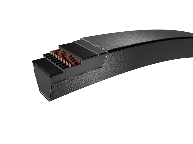 Extra power ommantelde smalprofiel v-riemen