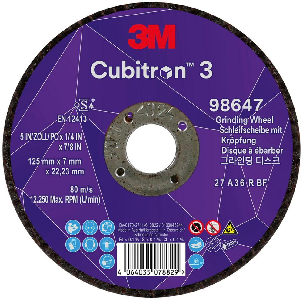 11164078 3M CUBITRON 3 DOORSLIJPSCHIJF 98647 125X7X22.23MM
