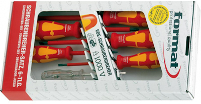 10387932 FORMAT SCHROEVENDRAAIERSET SL+PH VDE 63540040
