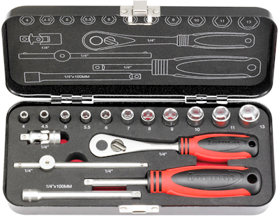 FORMAT dopsleutelsets 1/4''