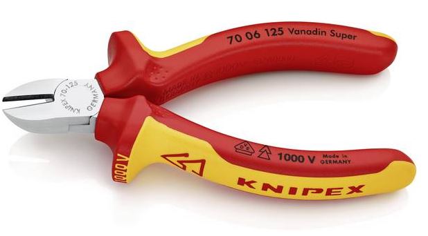 KNIPEX zijsnijtangen VDE met meercomponentengr.