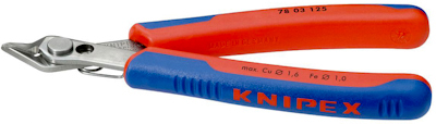 KNIPEX zijsnijtangen elektronica Super Knips RVS