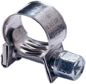 ABA mini-slangklem RVS304