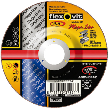 10021912 FLEXOVIT DOORSLIJPSCHIJF A60V 115x1x22 T41