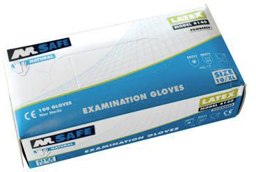 10011885 OXXA HANDSCHOEN LATEX-THIN 44-140,NATUREL, A 100ST, MT 10/XL