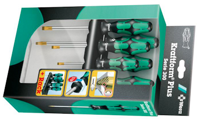 10401014 WERA SCHROEVENDRAAIERSET SL+PH ZESK