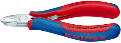KNIPEX zijsnijtangen elektronica kop spiegelgepol.