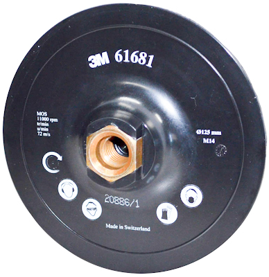 10613493 3M DH-AC HOUDER Ø125XM14 61681 T-HAAK+22MM CENTERPIN
