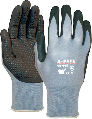 OXXA essential handschoen nitrile foam dots 14-695