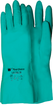 10308505 OXXA HANDSCHOEN NITRILE-CHEM 41-200, GROEN, MT 8/M