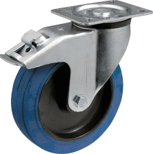 COLSON zw.wiel/rem BPPB polyamide blauw rubb.band