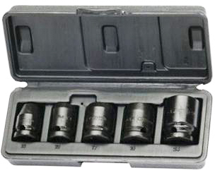 Slagmoer-dopsleutelssets 1/2''