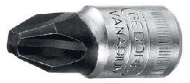 GEDORE schroefbits 1/4'' voor kruiskopschroeven PH