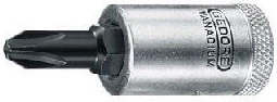 GEDORE dopsleutelschroevendraaier 3/8 kort IKS30