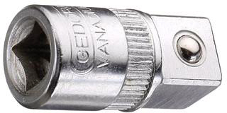 GEDORE vergrotingsstuk 1/4''-bin. naar 3/8''-bui.