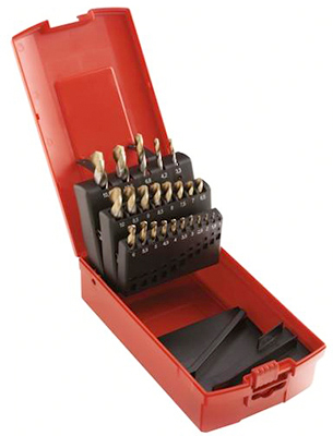 DORMER 24-Delige set HSS extra korte sp.boren A088