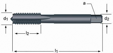 DORMER HSS-E handtap metrische DIN 352 E102