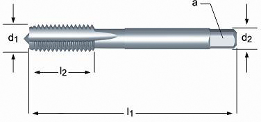 DORMER HSS handtap UNF schroefdraad DIN 2181 E111