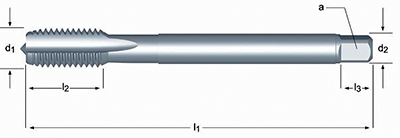 DORMER HSS-E machinetap metrisch-fijn DIN 374 E268