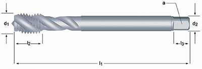 DORMER HSS-E machinetap metrisch-fijn DIN 37 E300