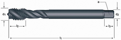 DORMER HSS-E machinetap metrisch-fijn DIN 374 E383