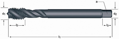 DORMER HSS-E machinetap metrisch-fijn DIN 374 E384