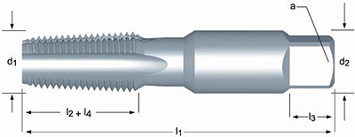 DORMER HSS machinetap NPT ANSI B94.9 E710