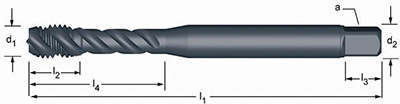 DORMER HSS-E machinetap metrisch-fijn DIN 374 EX11