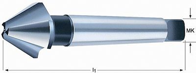 DORMER HSS verzinkboor met 3-snijk. MC G137