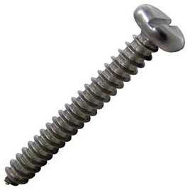 10037311 FASTEN RVS A2 CK PLAATSCHR.DIN 7971C 2,9X6,5MM